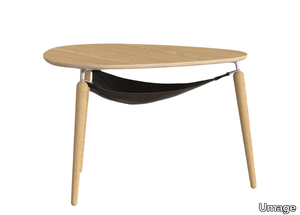 HANG OUT - Triangular wooden coffee table _ Umage