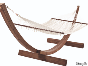 AMANDA - Laminated wood hammock and cotton net _ Unopiù