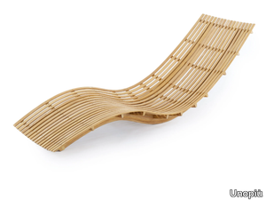 SWING - Stackable teak sun lounger _ Unopiù