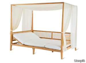 SYNTHESIS - Canopy teak garden bed _ Unopiù