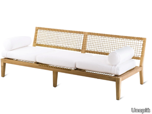 SYNTHESIS - Teak garden sofa / sun lounger _ Unopiù