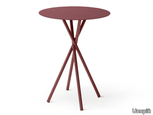 COCO - Round powder coated steel table _ Unopiù