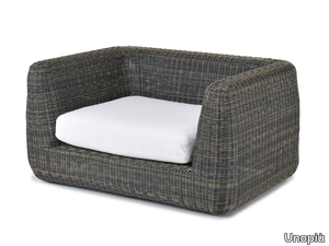 AGORÀ - WaProLace® garden armchair with armrests _ Unopiù