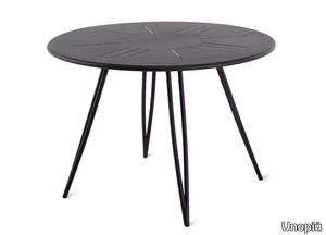 ARIETE - Round iron garden table _ Unopiù