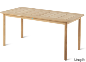 PEVERO - Rectangular teak garden table _ Unopiù