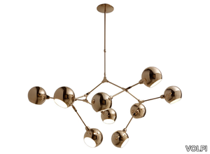 ATTANASIO - Brass ceiling lamp _ VOLPI