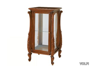 BOEMIA - Wood and glass display cabinet _ VOLPI