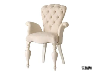 EMMA/CP - Tufted chair with armrests _ VOLPI