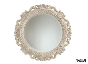 ANGELICA - Round framed wall-mounted mirror _ VOLPI