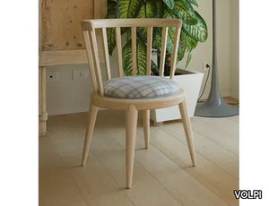 UDINÌ - Upholstered fabric chair _ VOLPI