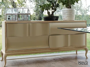 CONTEMPORARY LIVING - Wooden sideboard with drawers _ VOLPI