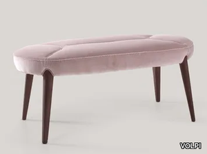 CONTEMPORARY LIVING - Upholstered fabric bench _ VOLPI