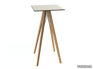 FAZ WOOD - Square HPL high table _ VONDOM