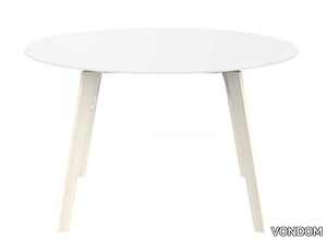 FAZ WOOD - Round HPL garden table _ VONDOM