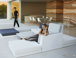 PIXEL - Modular fabric garden sofa _ VONDOM