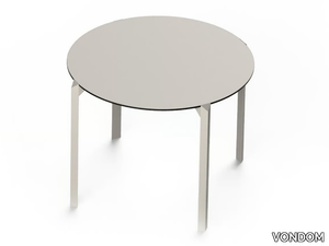 QUARTZ - Round polyamide garden table _ VONDOM