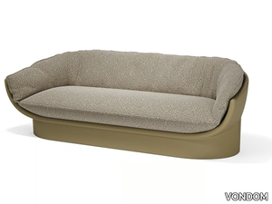 LUNA - 3 seater polyethylene garden sofa _ VONDOM