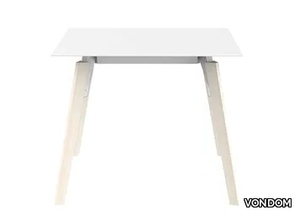 FAZ WOOD - Square HPL garden table _ VONDOM