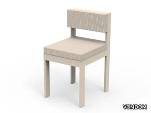 POSIDONIA - Upholstered fabric garden chair _ VONDOM