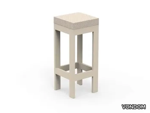 POSIDONIA - High garden stool with footrest _ VONDOM