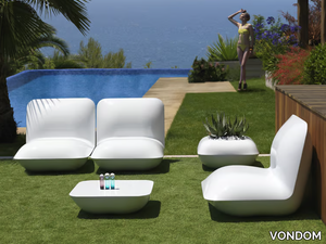 PILLOW - Polyethylene garden armchair _ VONDOM