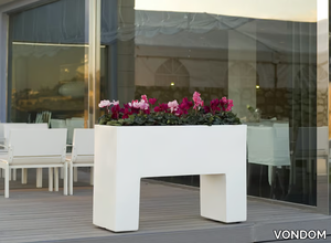 MURO - Rectangular polyethylene planter with light _ VONDOM