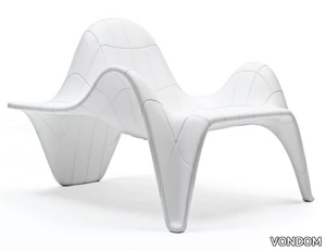 F3 - Sectional modular garden armchair with footstool _ VONDOM