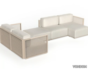 THE FACTORY - Modular aluminium garden sofa _ VONDOM