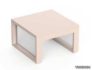 THE FACTORY - Square aluminium coffee table _ VONDOM