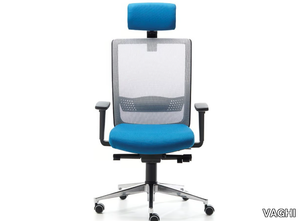 BURSA EVO BLACK - Swivel office chair with castors _ VAGHI