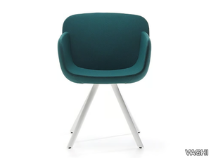 VIVA GUEST - Upholstered chair with armrests _ VAGHI