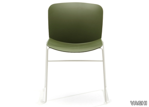 LIBERA - Stackable sled base polypropylene chair _ VAGHI