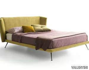 DUKE - Fabric double bed with upholstered headboard _ VALENTINI