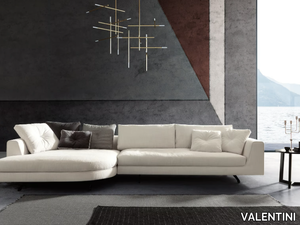 EDUARD NEW - Sectional sofa with chaise longue _ VALENTINI