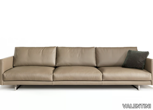 SLIM NEW - Leather sofa _ VALENTINI