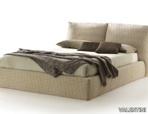 WALL - Fabric double bed with upholstered headboard _ VALENTINI