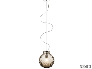 BALLOTON - Blown glass pendant lamp _ VENINI