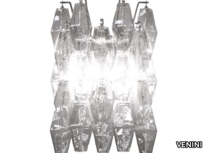 POLIEDRI - Blown glass wall light _ VENINI