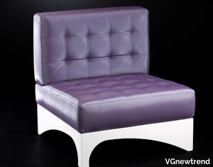 GINEVRA - Tufted leather easy chair _ VGnewtrend