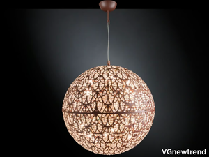 ARABESQUE EARTH - LED steel pendant lamp with crystals _ VGnewtrend