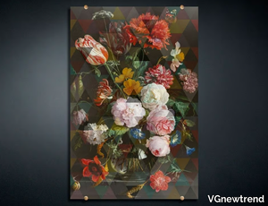 FANCY BOUQUET 4 - Print on glass _ VGnewtrend