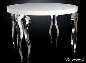 SILHOUETTE - Round steel high table _ VGnewtrend