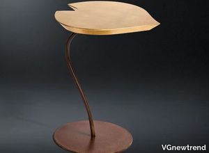 LEAF - Iron and wooden side table _ VGnewtrend