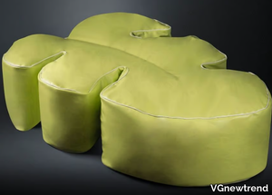 PHILO - Leather garden pouf _ VGnewtrend