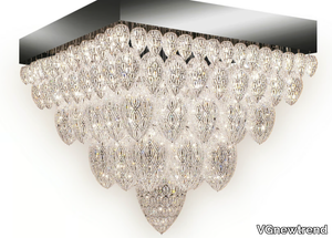 ARABESQUE TUTANKHAMON - Steel ceiling light with crystals _ VGnewtrend