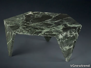 RUCHE - Low marble coffee table for living room _ VGnewtrend