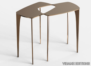 FUSION - Powder coated steel coffee table _ VIDAME EDITIONS