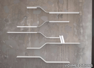 SET 12 - Powder coated steel wall shelf _ VIDAME EDITIONS