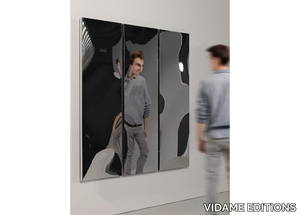 DISTORTING MIRROR 150x45 - Rectangular wall-mounted mirror _ VIDAME EDITIONS