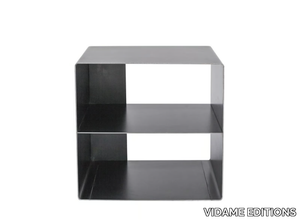 QUATTRO - Square steel bedside table _ VIDAME EDITIONS